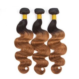Chine Évaluez matériel de cheveux des prolongements 100% de cheveux d'Ombre du ton 8A trois le vrai fournisseur