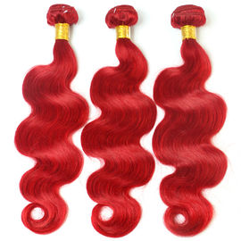Chine Cheveux péruviens 12&quot; de Vierge de cheveux brésiliens de vague de corps de couleur rouge à 26&quot; aucun rejet fournisseur