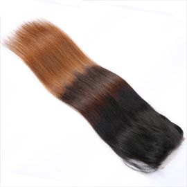 Chine Fermeture de rejet libre 30-50g de dentelle de cheveux de Vierge de ton 3 de couleur de fermeture droite naturelle de dentelle fournisseur