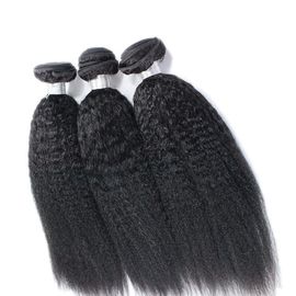 Chine Les cheveux droits frisés de Vierge de la catégorie 8A n'empaquettent aucun noir naturel d'extension de cheveux d'odeur fournisseur