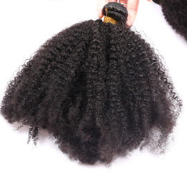 Chine Les cheveux bouclés frisés d'Afro humain péruvien empaquettent la couleur naturelle aucune odeur chimique fournisseur