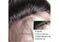 Oreille 13x4 droite de cheveux brésiliens à la fermeture frontale de dentelle de cheveux d'oreille avec les cheveux avant de bébé fournisseur