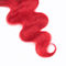 vrais cheveux humains de Vierge du corps 1B de la vague 100% de fermeture rouge de la dentelle 4x4 18 pouces fournisseur