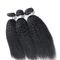Les cheveux droits frisés de Vierge de la catégorie 8A n'empaquettent aucun noir naturel d'extension de cheveux d'odeur fournisseur