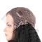 Droits frisés de Yaki de Vierge de cheveux d'avant de dentelle de perruques crues de cheveux lissent et lustre fournisseur