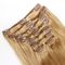 Agrafe de cheveux de Vierge de 7 la petite morceaux dans des prolongements de cheveux que la couleur #27 peut a adapté d'autres couleurs aux besoins du client fournisseur