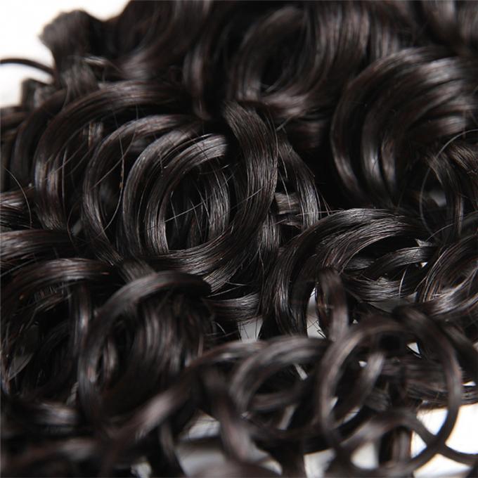 Fermetures péruviennes de cheveux avec une partie naturelle, fermeture de dentelle de cheveux de Remy