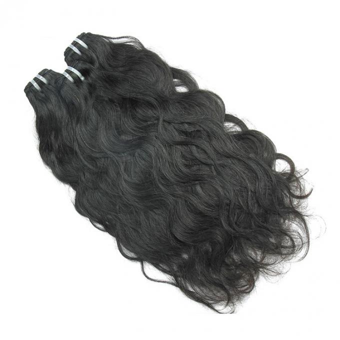 20" de vrais cheveux originaux de vague d'eau empaquette les cheveux bouclés péruviens de la catégorie 7a