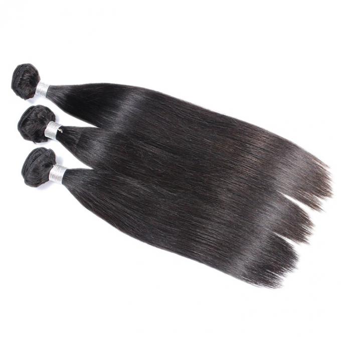 Les cheveux péruviens droits empaquettent des prolongements de cheveux de la catégorie 7A aucun embrouillement