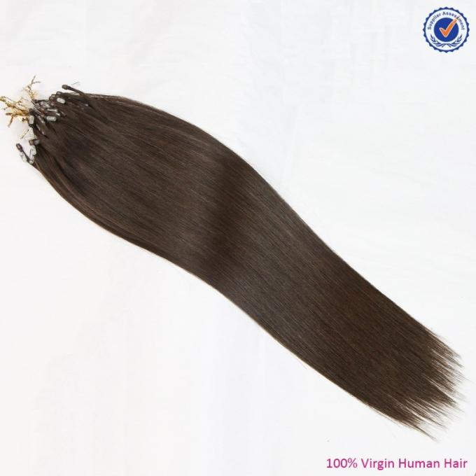 Prolongements micro de cheveux de boucle, agrafe d'humain de 100% dans des prolongements naturels de cheveux