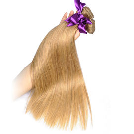 Chine Extension droite colorée de cheveux de Vierge de la couleur #27 de trame d'armure de cheveux d'Ombre de Brésilien fournisseur