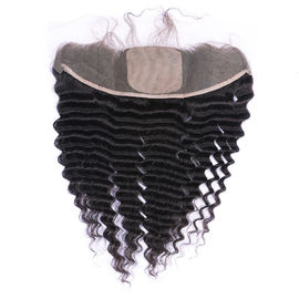 Chine Fermeture bouclée profonde de bandeau de dentelle des perruques 13x4 d'avant de dentelle de cheveux de Vierge de vague fournisseur