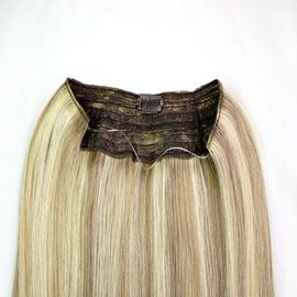 Chine Agrafe accentuée de couleur dans des cheveux de Remy de prolongements de cheveux avec droit soyeux fournisseur