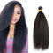 Les prolongements malaisiens droits frisés de cheveux d'Afro empaquette la catégorie 8A aucune fibre pas synthétique fournisseur