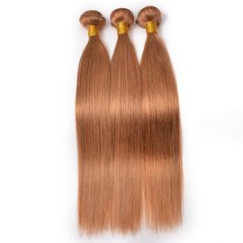Le matériel cru de cheveux de cheveux brésiliens droits de la couleur #30 peut être courbé 12&quot; à 26&quot; doux soyeux jeté librement fournisseur
