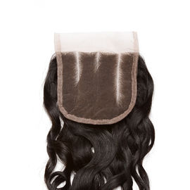4" » catégorie naturelle de la vague 8A de fermeture de dentelle de cheveux de cheveux de Remy de Brésilien de la Vierge X4 fournisseur