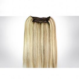 Agrafe accentuée de couleur dans des cheveux de Remy de prolongements de cheveux avec droit soyeux fournisseur